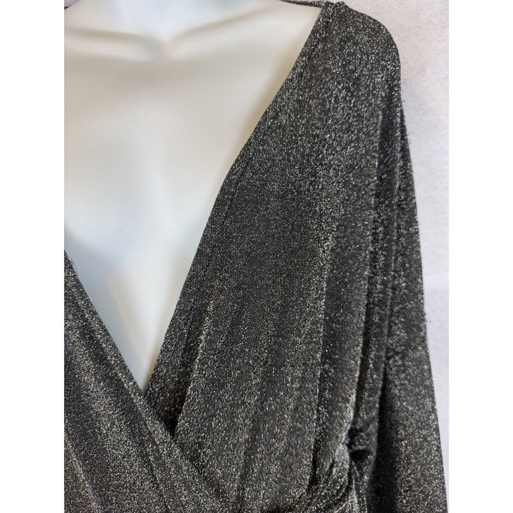 Hayden Black & Silver Shimmer Duster | 2X | New with Tags - Picture 2 of 16
